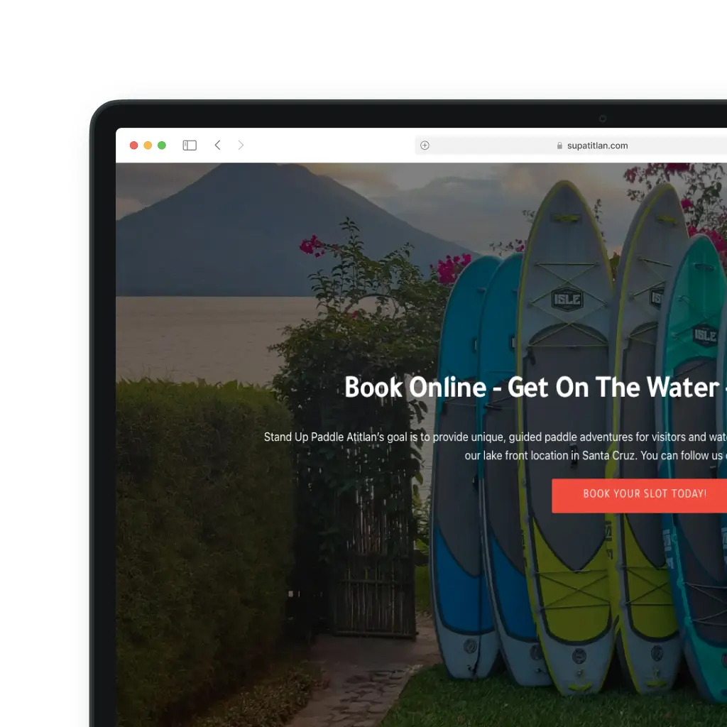 Sup Atitlan - Booking System - Gagan Sardaar
